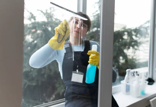 Nettoyage de vitres intérieures et extérieures à Saint-Brisson